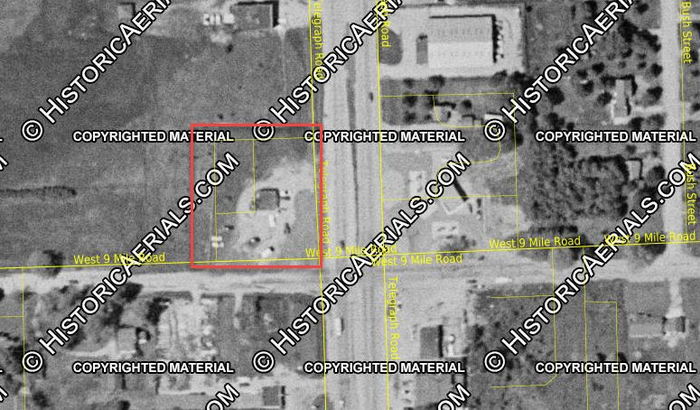 Dipsey Doodle - 1955 Aerial Southfield Location (newer photo)